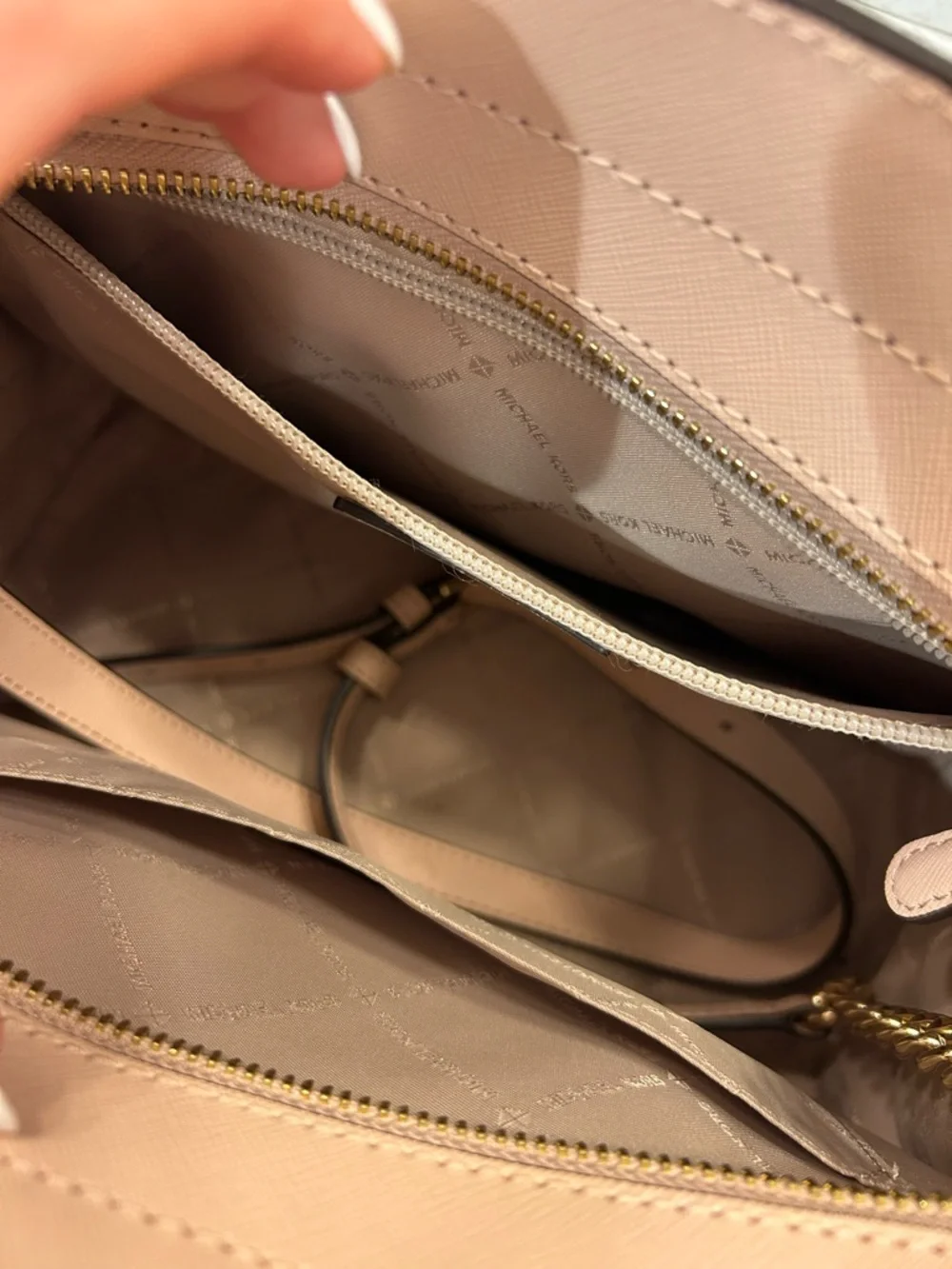 Michael Kors structured saffiano